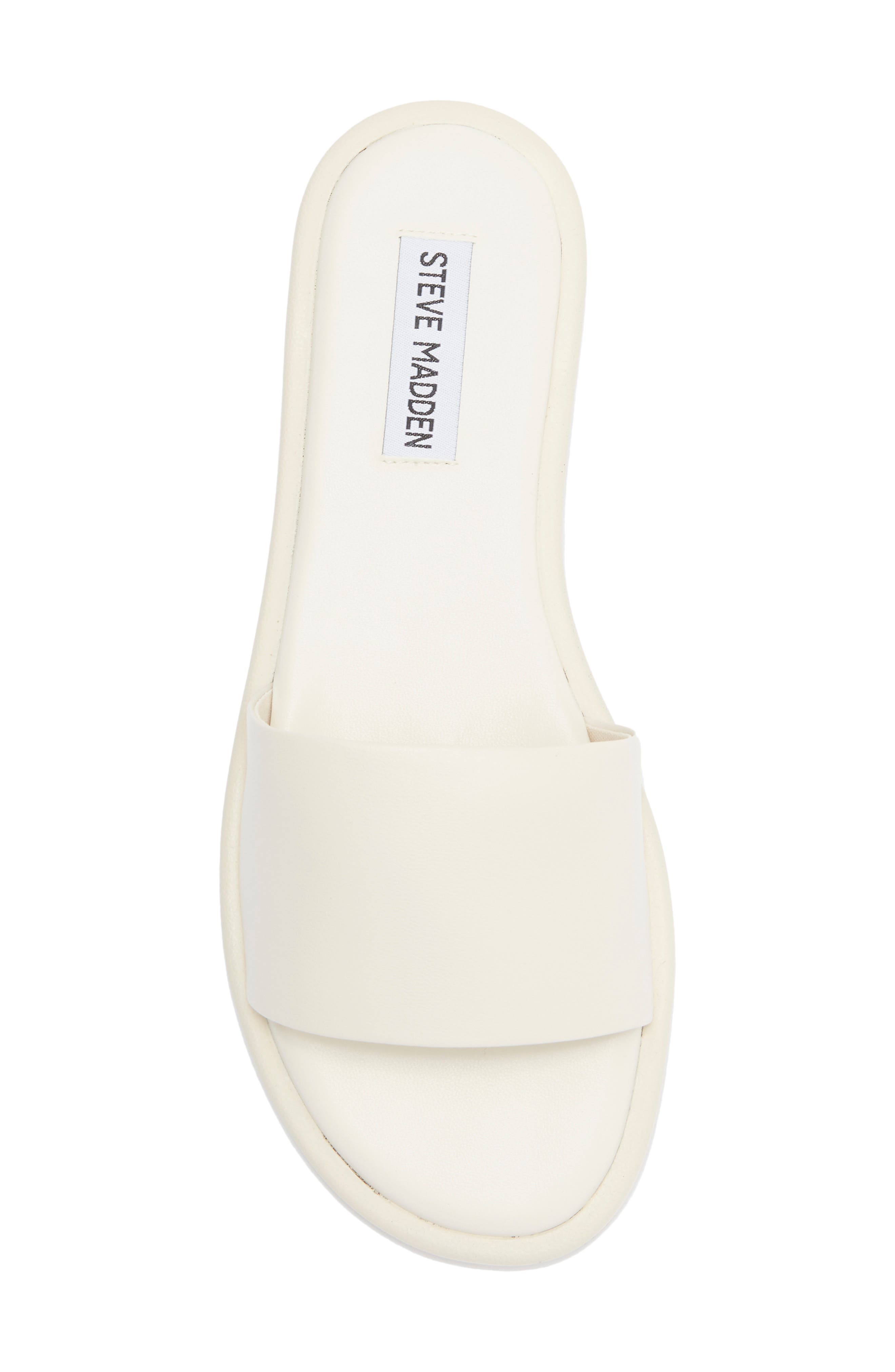 Riplee Slide Sandal, Alternate, color, BONE LEATHER