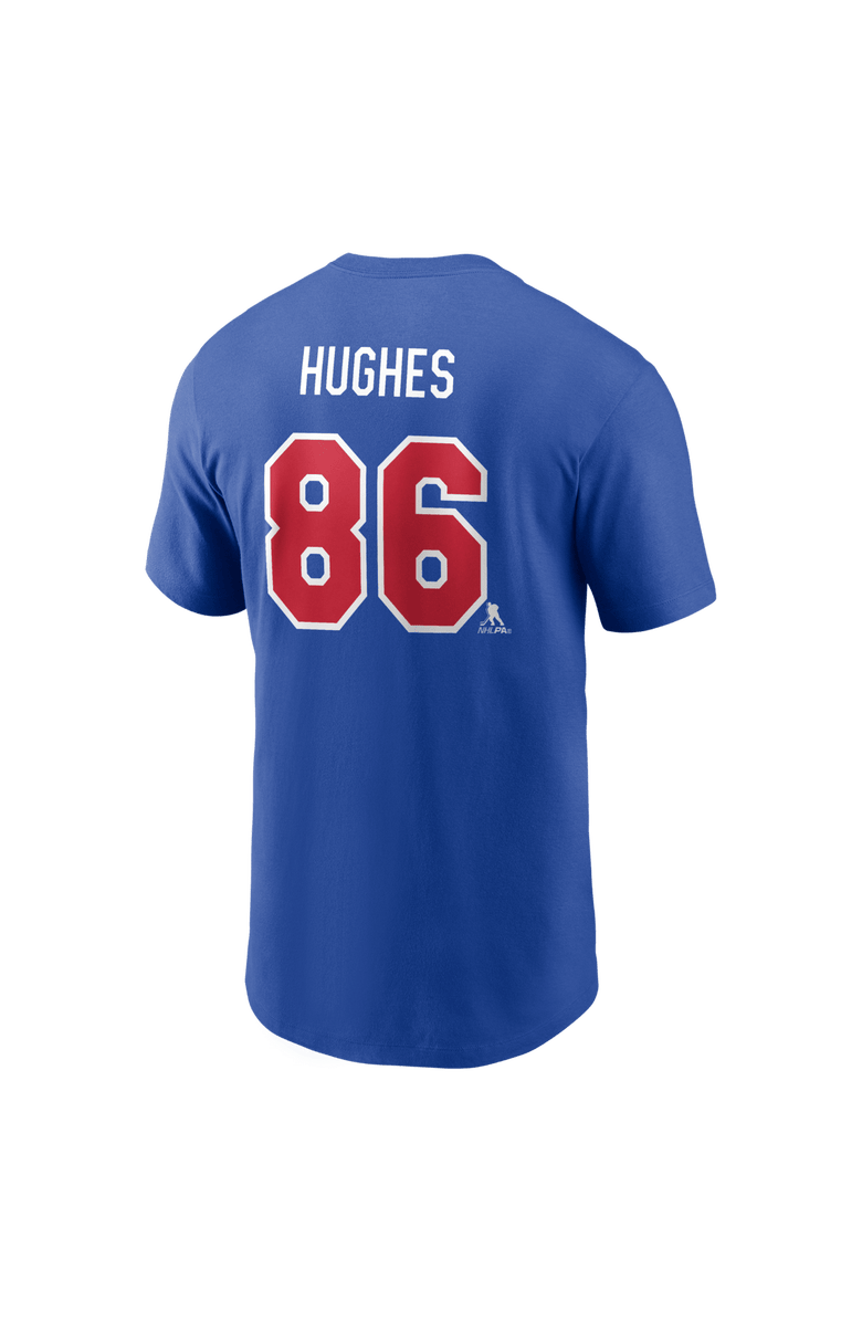 Nike Men's Nike Jack Hughes Royal USA Hockey 2026 Name & Number T-Shirt, Alternate, color, 