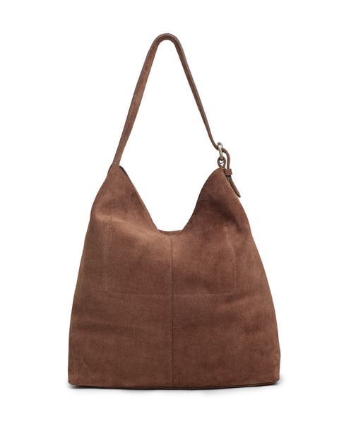 Suede Slouchy Shoulder Bag