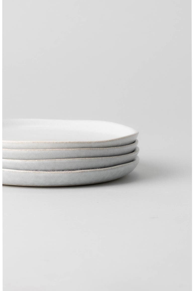 The Dessert Set of 4 Plates, Alternate, color, STONE BLUE