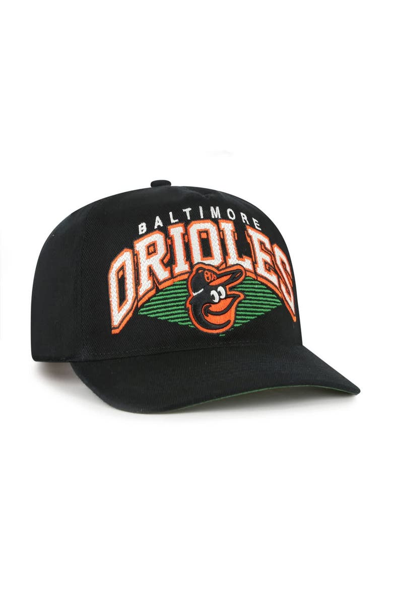 '47 Men's '47 Black Baltimore Orioles Pomona Hitch Adjustable Hat, Alternate, color, Black