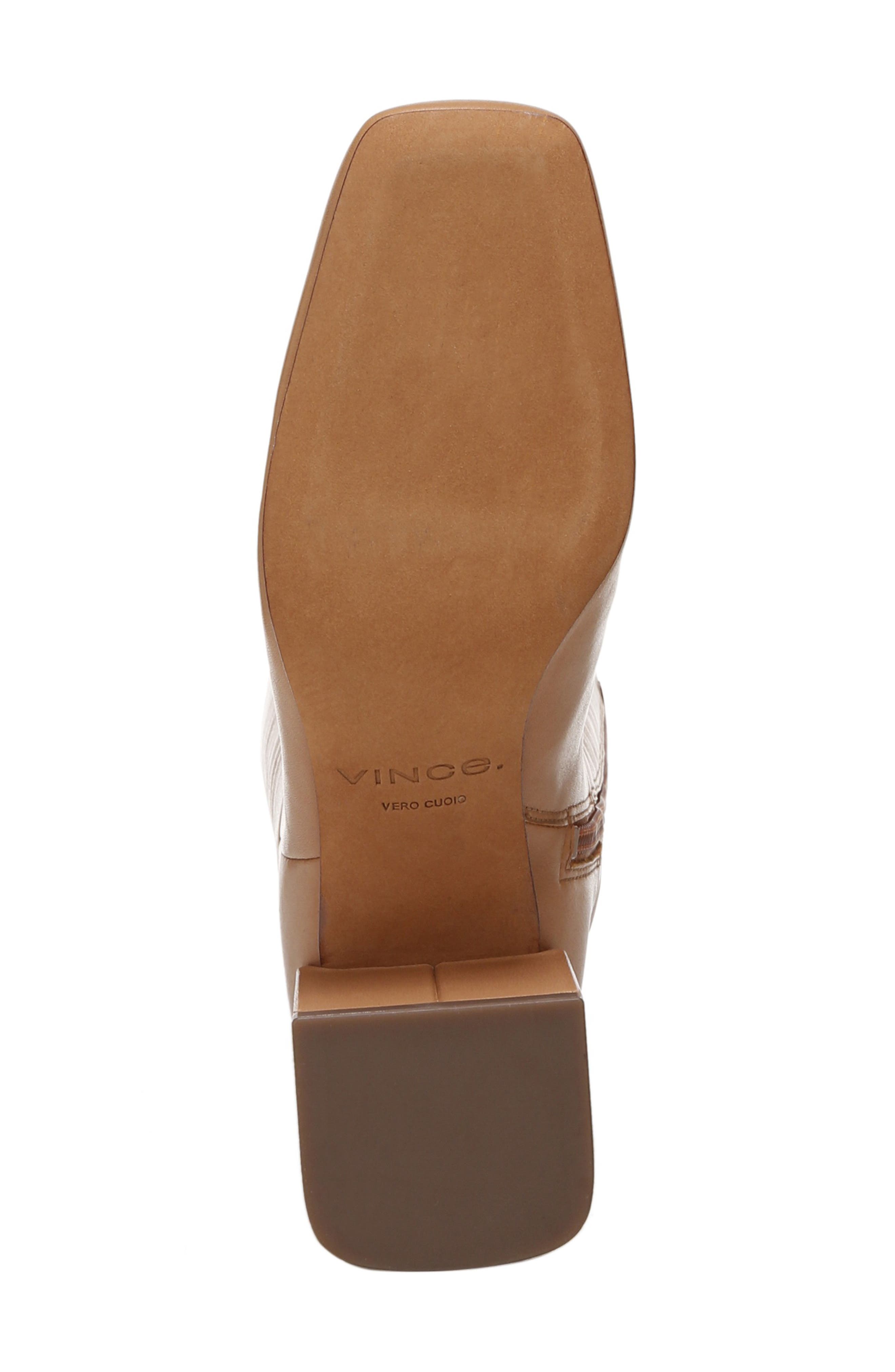 Kendra Knee High Boot, Alternate, color, TAN LEATHER