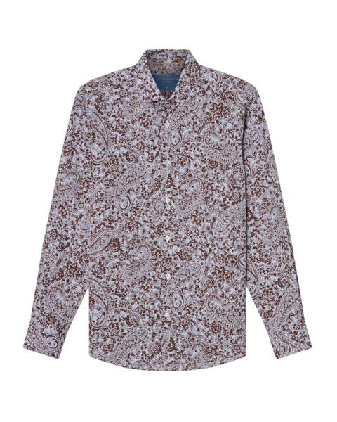 Reynolds Floral Paisley Print Shirt