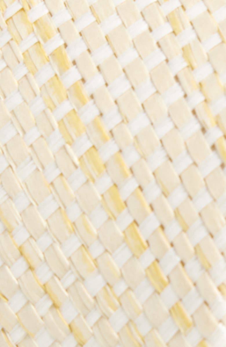 Lele Sadoughi Brigitte Wide Raffia Headband, Alternate, color, Chalk