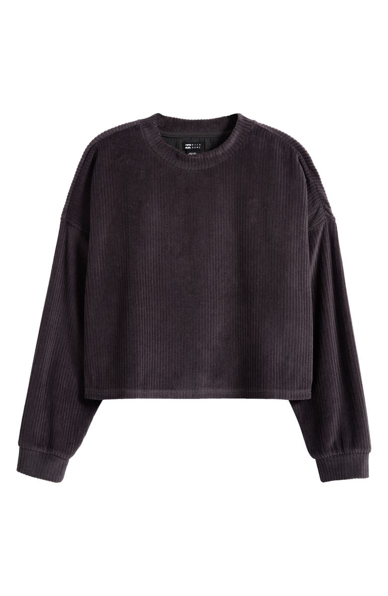 Billabong Sweet Sun Ribbed Velour Sweatshirt, Alternate, color, 