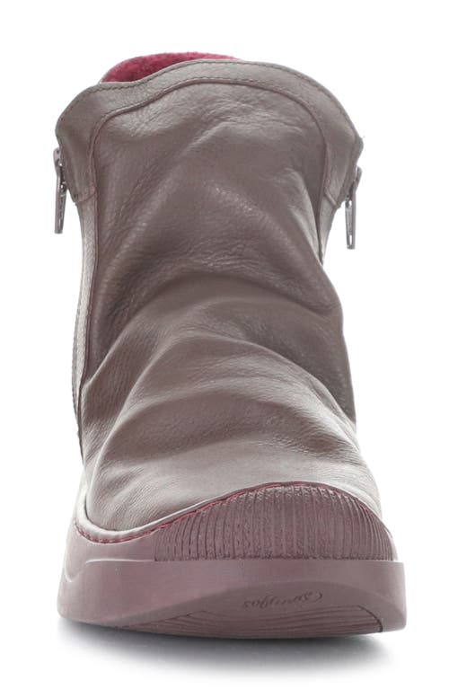 Fly London Abil Platform Wedge Bootie In Brown