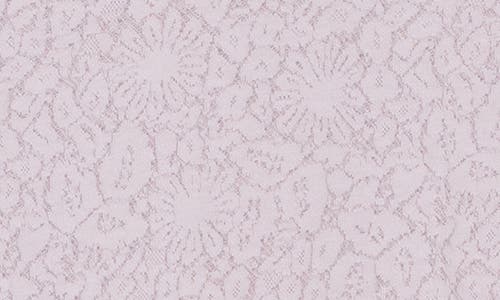 Rag & Bone Gemma Floral Jacquard T-shirt In Lilac
