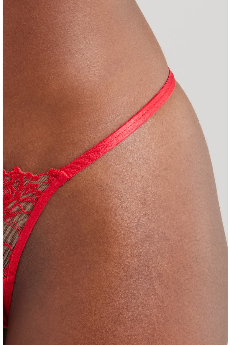Samara Thong, Alternate, color, RED/ SHEER