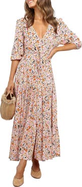 Petal 
Pup Kelda Floral Midi Dress