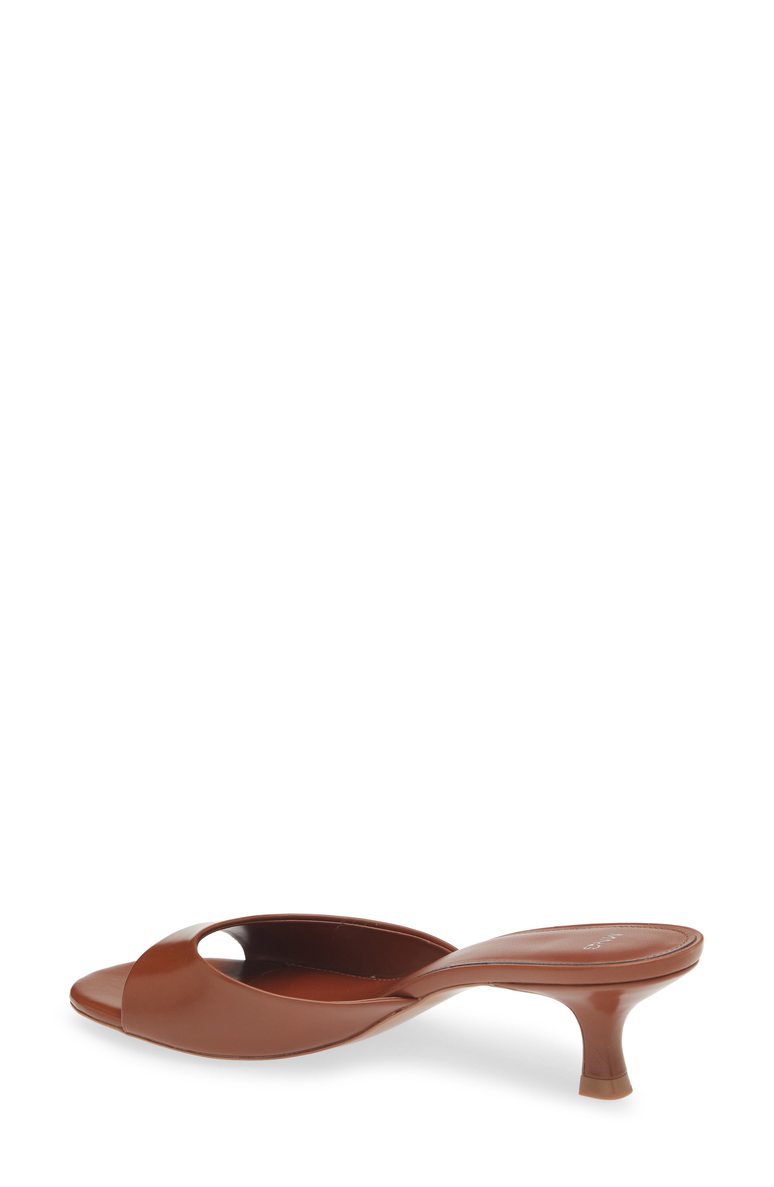 MANGO Sandy Sandal, Alternate, color, Cognac