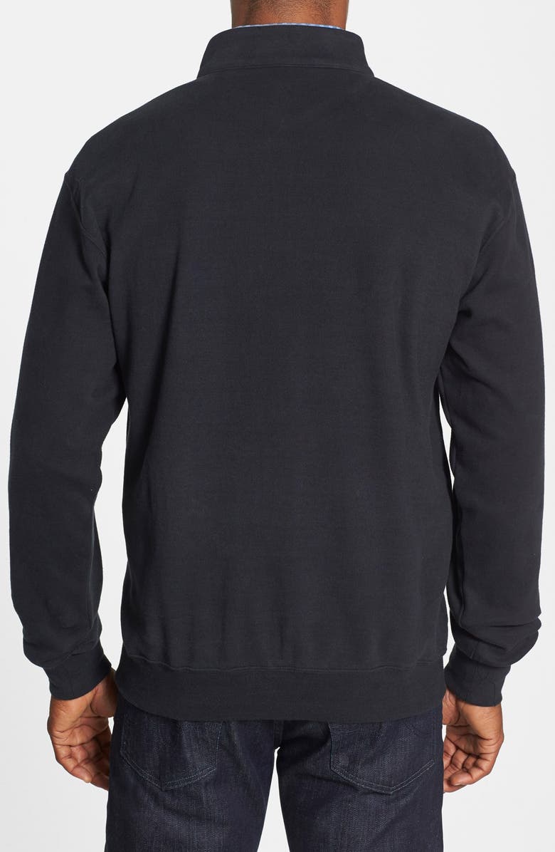 Peter Millar Quarter Zip Cotton Pullover, Alternate, color, 