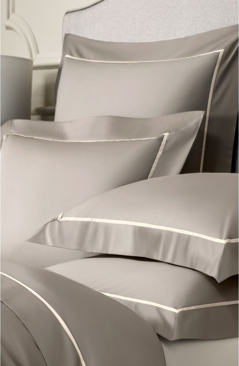 Togas Plaza Duvet Cover, Alternate, color, Brown