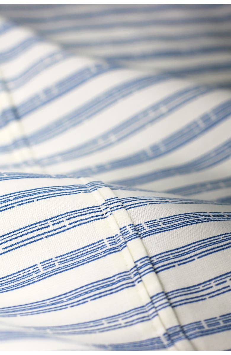 MELANGE HOME Stripe 400 Thread Count Cotton Duvet Set, Main, color, Grey