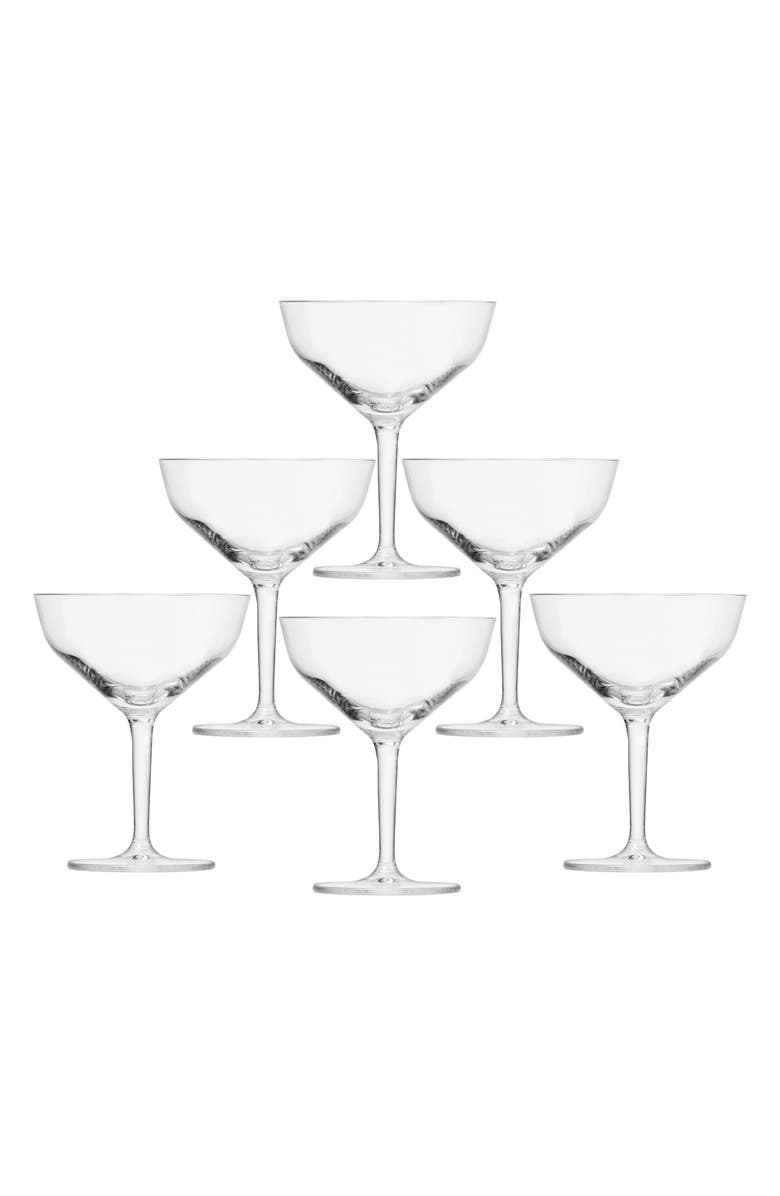 Schott Zwiesel Basic Bar Set of 6 Martini Glasses, Main, color, Clear
