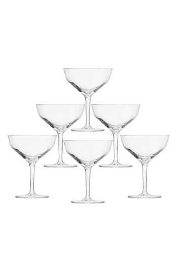 Schott Zwiesel Basic Bar Set Of 6 Martini Glasses In Transparent