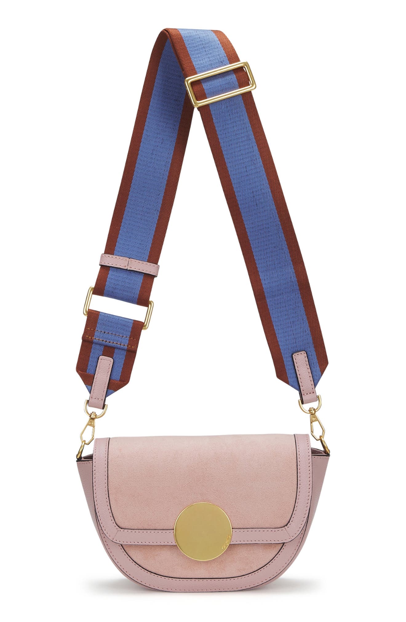 Oryany Lottie Suede Crossbody, Alternate, color, Vintage Pink