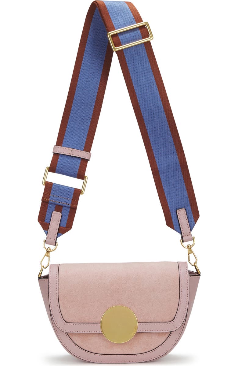 Oryany Lottie Suede Crossbody, Alternate, color, Vintage Pink