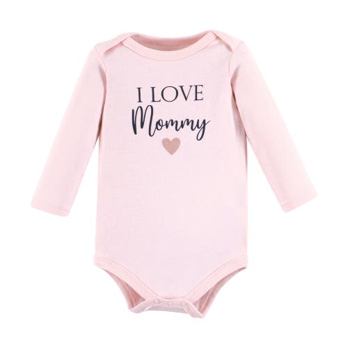 Hudson Baby Little Soft Cotton Long-sleeve One-piece 3pk