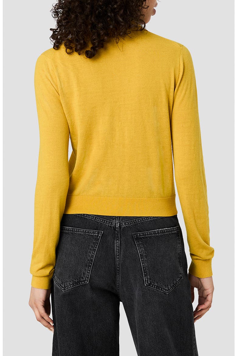 Nola Long Sleeve Polo, Alternate, color, DEEP MARIGOLD