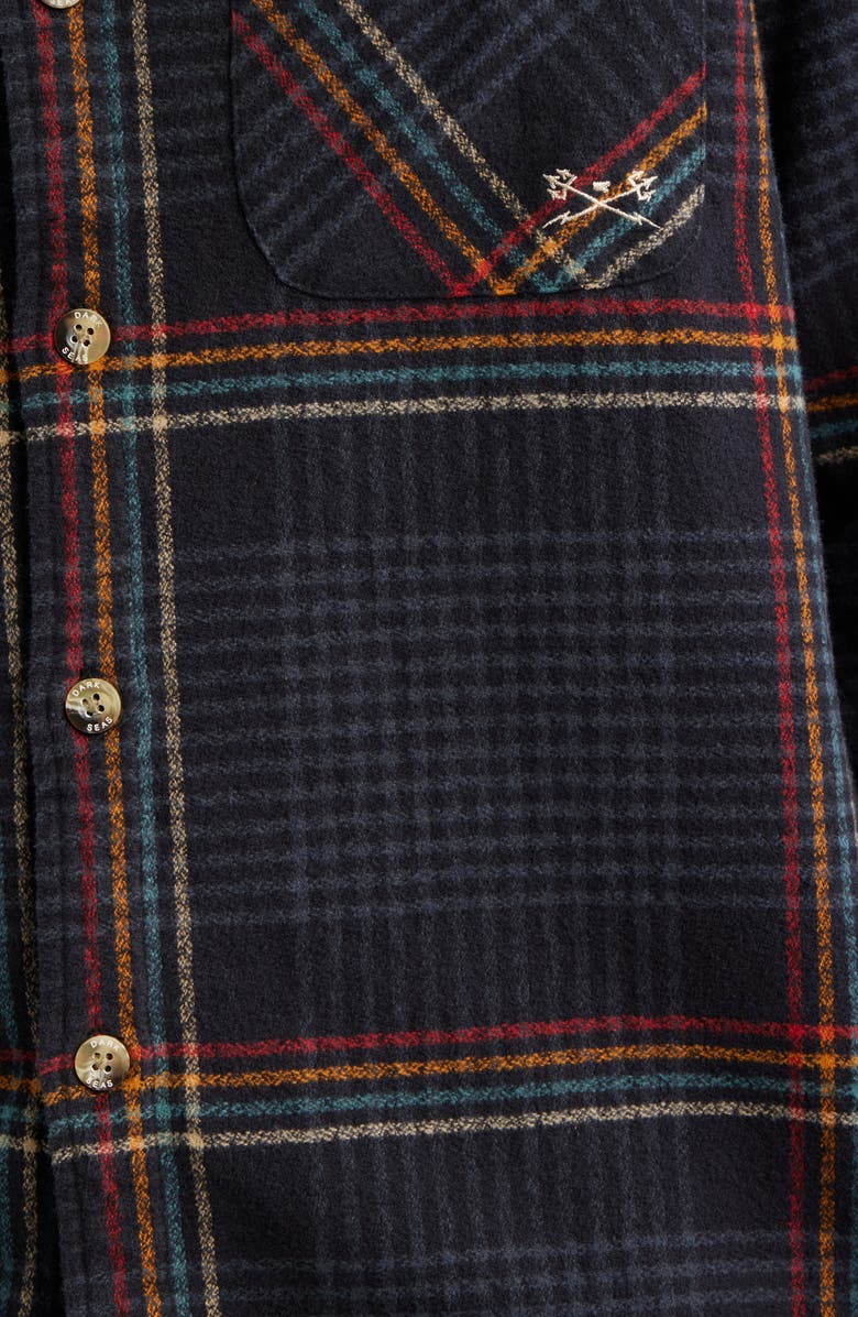 DARK SEAS Blanton Cotton Button-Up Shirt, Alternate, color, Black