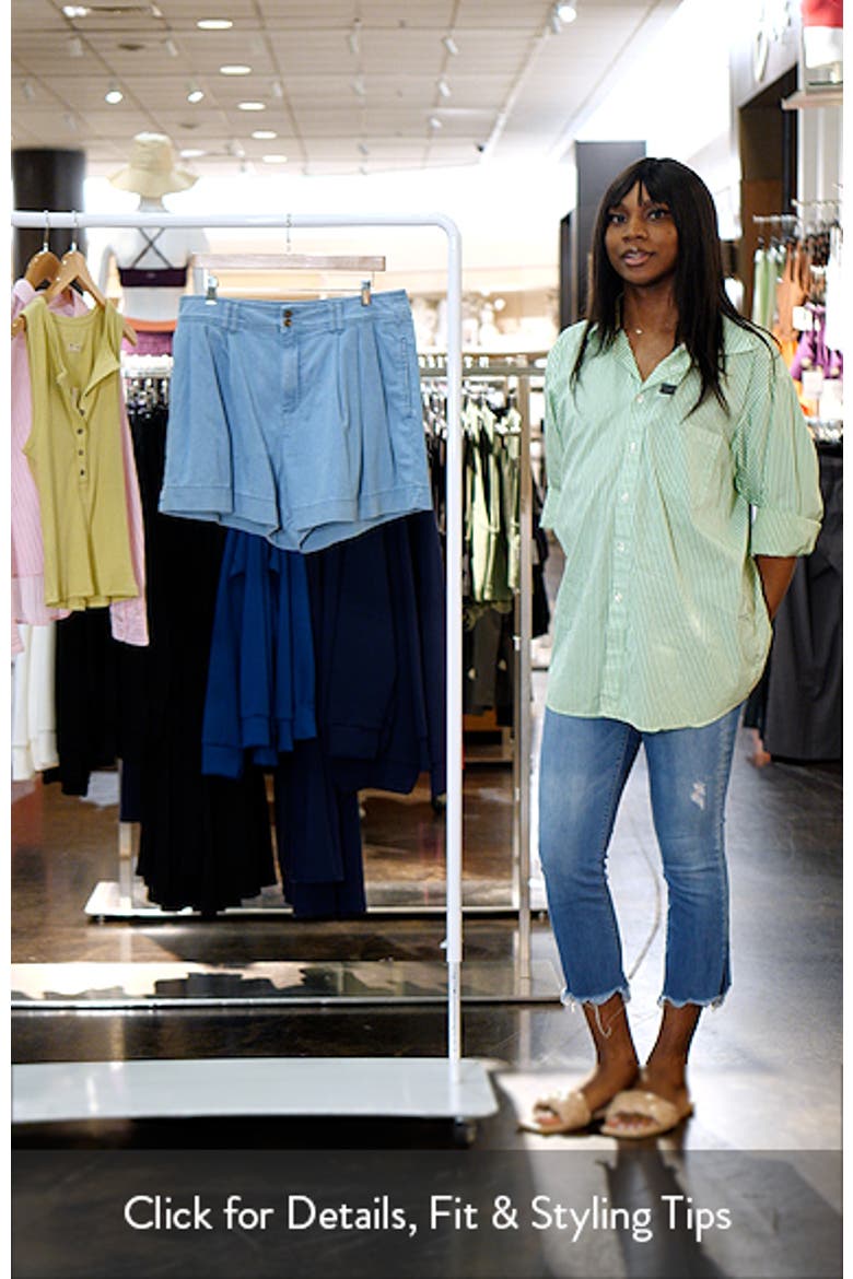 Albie Pleated Denim Shorts video