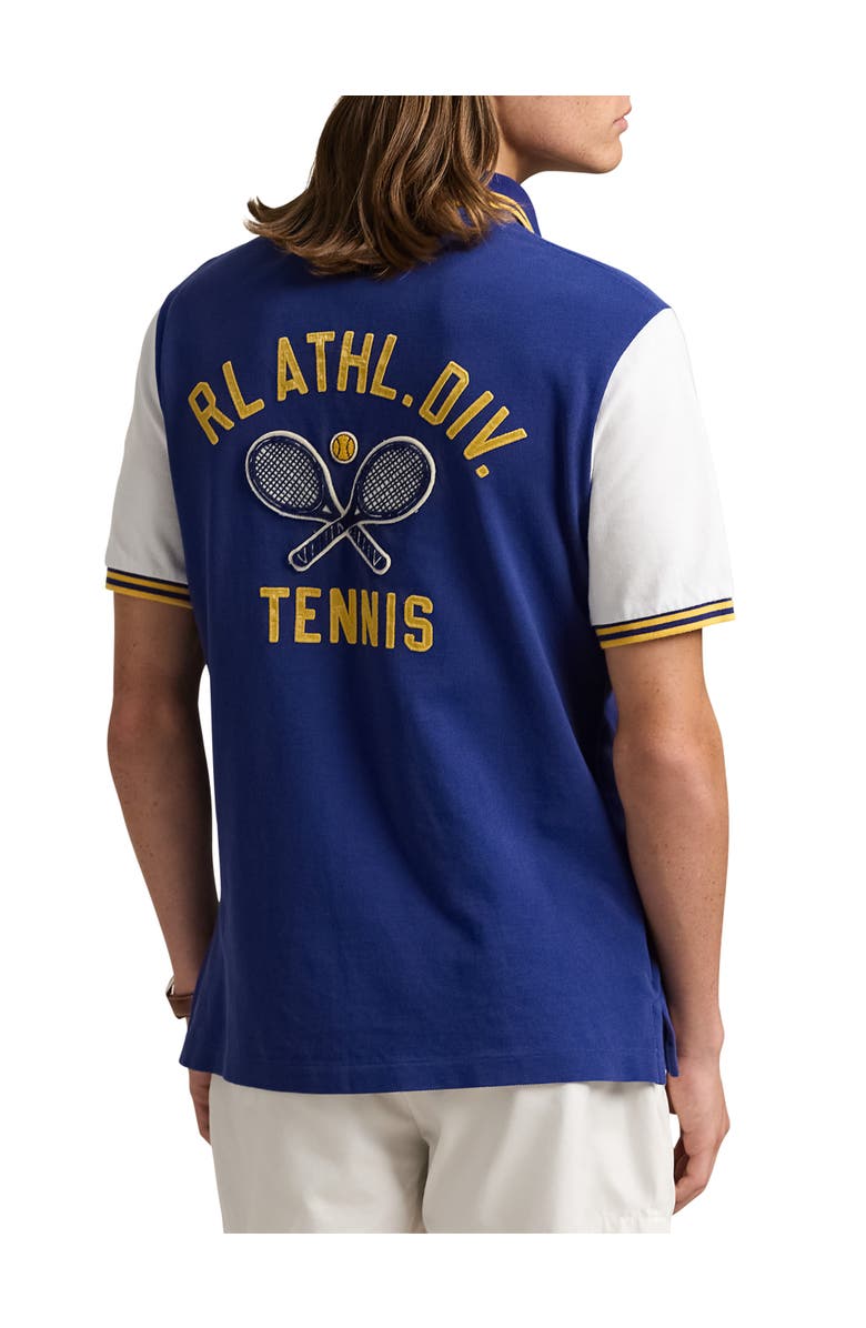 Polo Ralph Lauren Big & Tall Varsity-Inspired Mesh Polo Shirt, Alternate, color, 