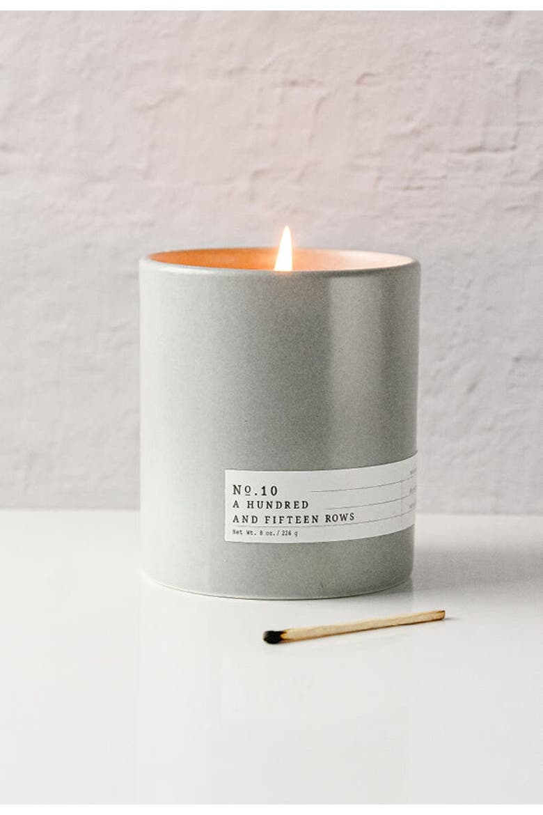No. 10 A Hundred And Fifteen Rows Scented Candle, Alternate, color, White