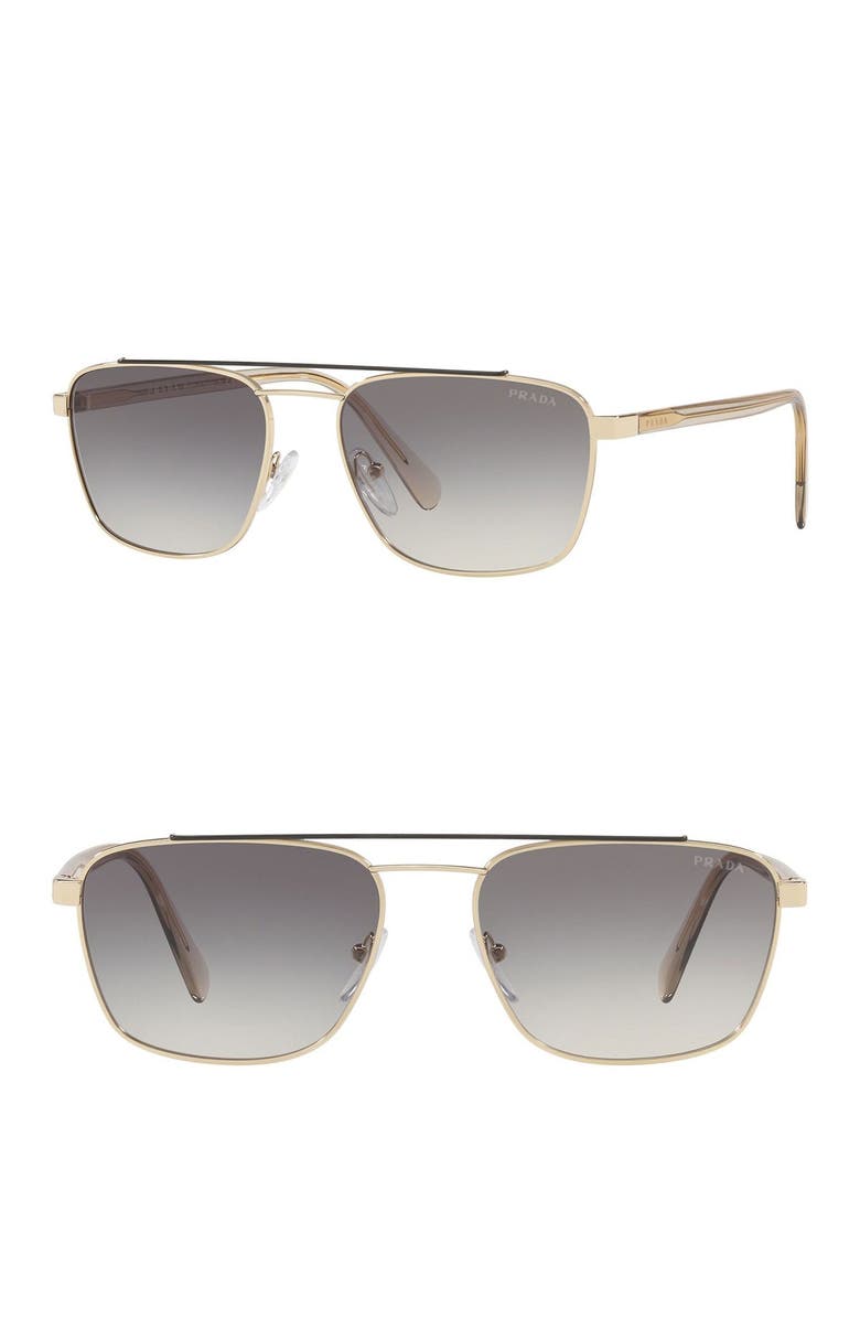 Prada 59mm Pillow Square Sunglasses, Main, color,