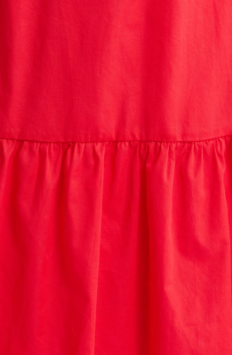 SUGARLIPS Lenira Floral Print A-Line Dress, Alternate, color, Red