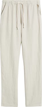 ALEX CRANE Bo Linen Drawstring Pants