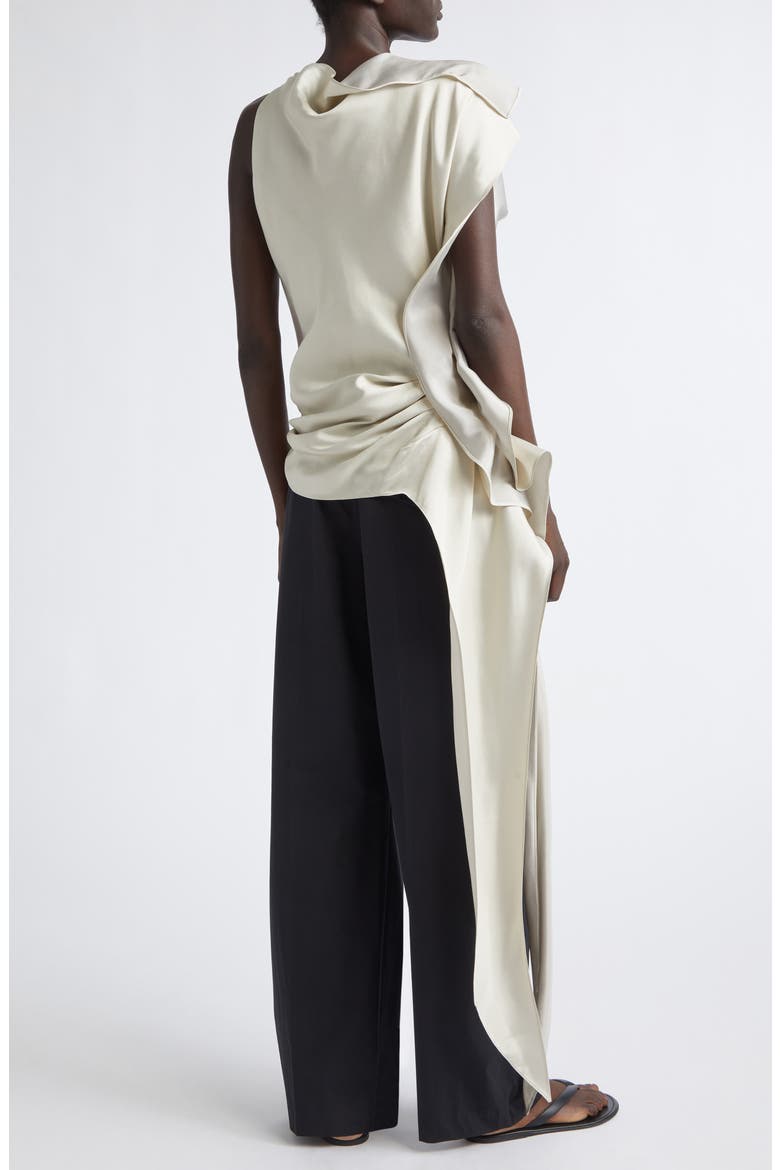 Elif Two Tone Viscose & Silk Top, Alternate, color, ANTIQUE