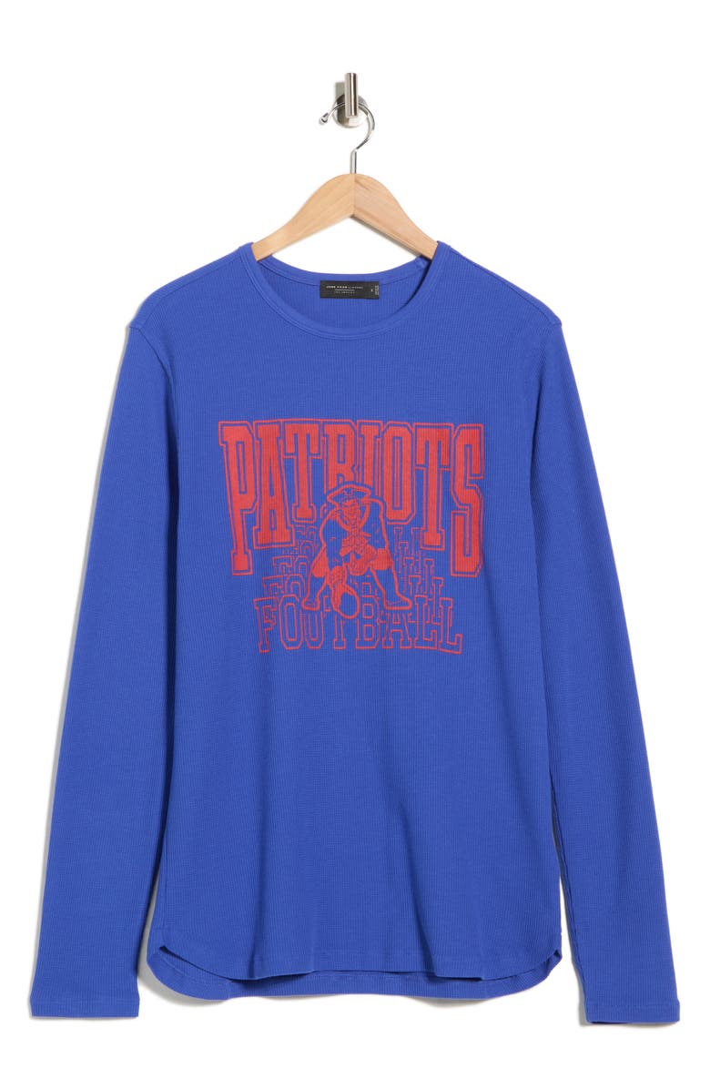 Junk Food New England Patriots Long Sleeve Thermal T-Shirt, Alternate, color, Liberty