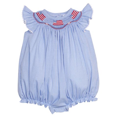 Woven Smocked Bishop Bubble (Baby)