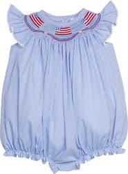 Little English Woven Smocked Bishop Bubble