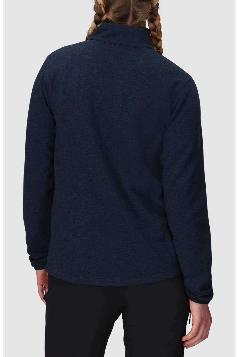 Crescent Fleece Half Zip Pullover, Alternate, color, DARK NAVY