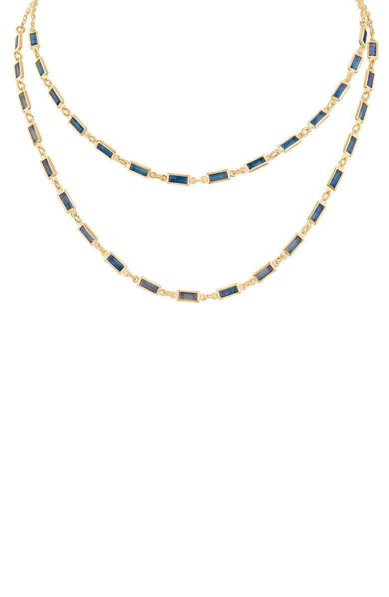 JARDIN Baguette Layered Necklace, Main, color, 