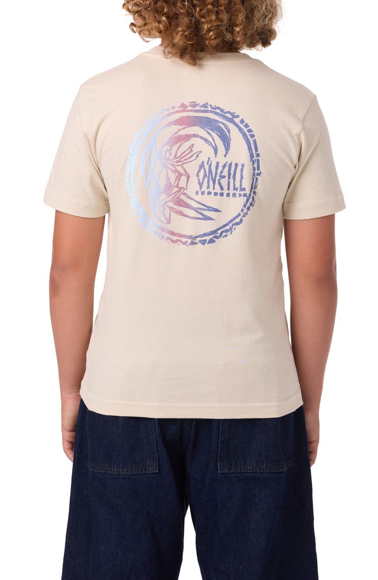 O'Neill Kids' Artifact Cotton Graphic T-Shirt, Alternate, color, Light Khaki