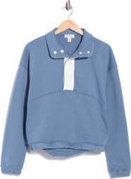 Wildfox Marlo Half Snap Sweatshirt
