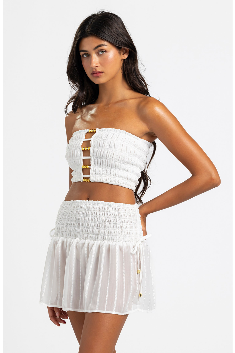 Remi Tube Top, Alternate, color, White