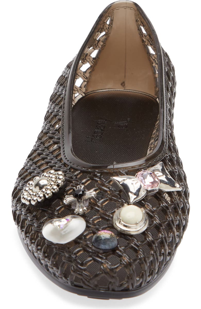 HEAVENLY JELLY Vice Jelly Ballet Flat, Alternate, color, Black