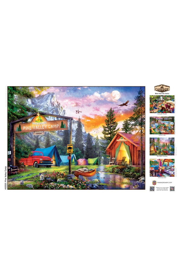 Pine Valley Camp 300 Piece Jigsaw Puzzle, Alternate, color, Multicolor
