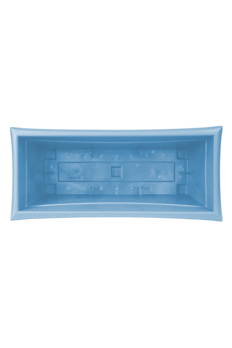 Dayton Large Window Deck Box Planter 27 Inch Blue, Alternate, color, Blue