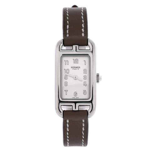 Nantucket Quartz Watch Stainless Steel and Leather 17