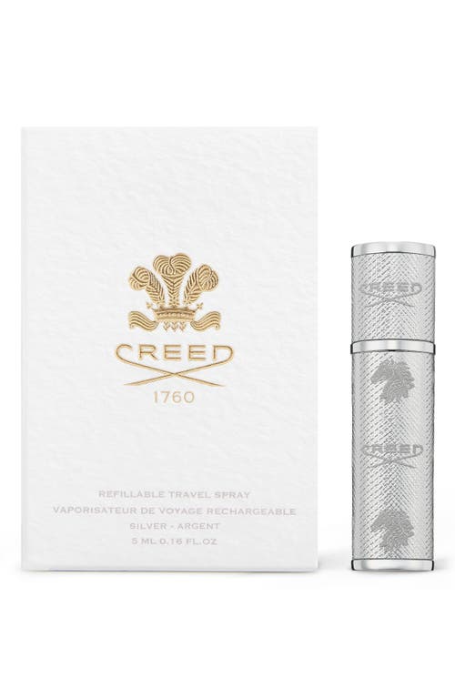 Creed Refillable Travel Perfume Atomizer In Silver