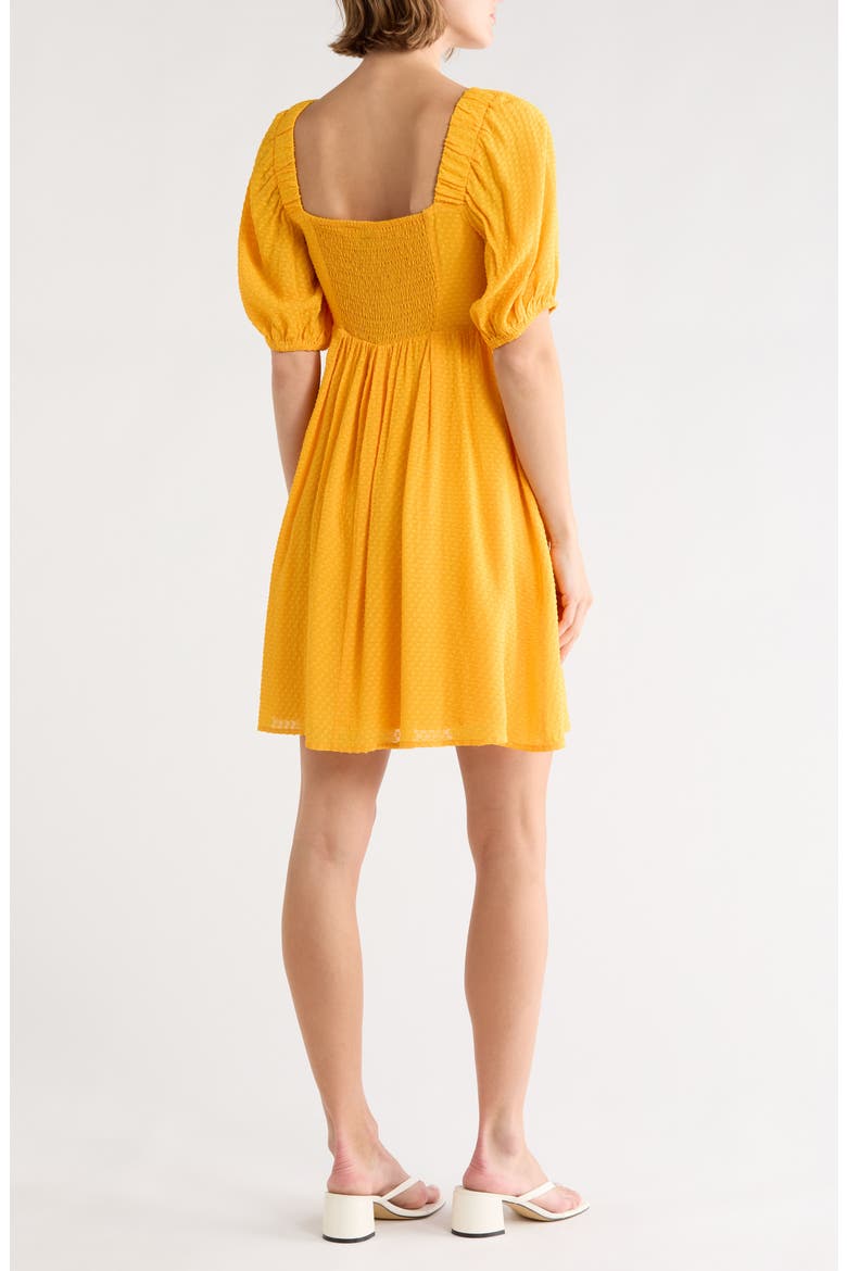 Emy Puff Sleeve Fit & Flare Dress, Alternate, color, MANGUE
