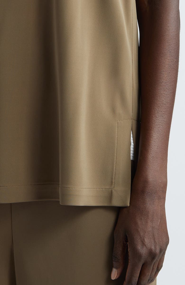 Lafayette 148 New York Boat Neck Sleeveless Top, Alternate, color, Concrete