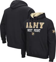 COLOSSEUM Men's Colosseum Black Army Black Knights Sunrise Pullover Hoodie
