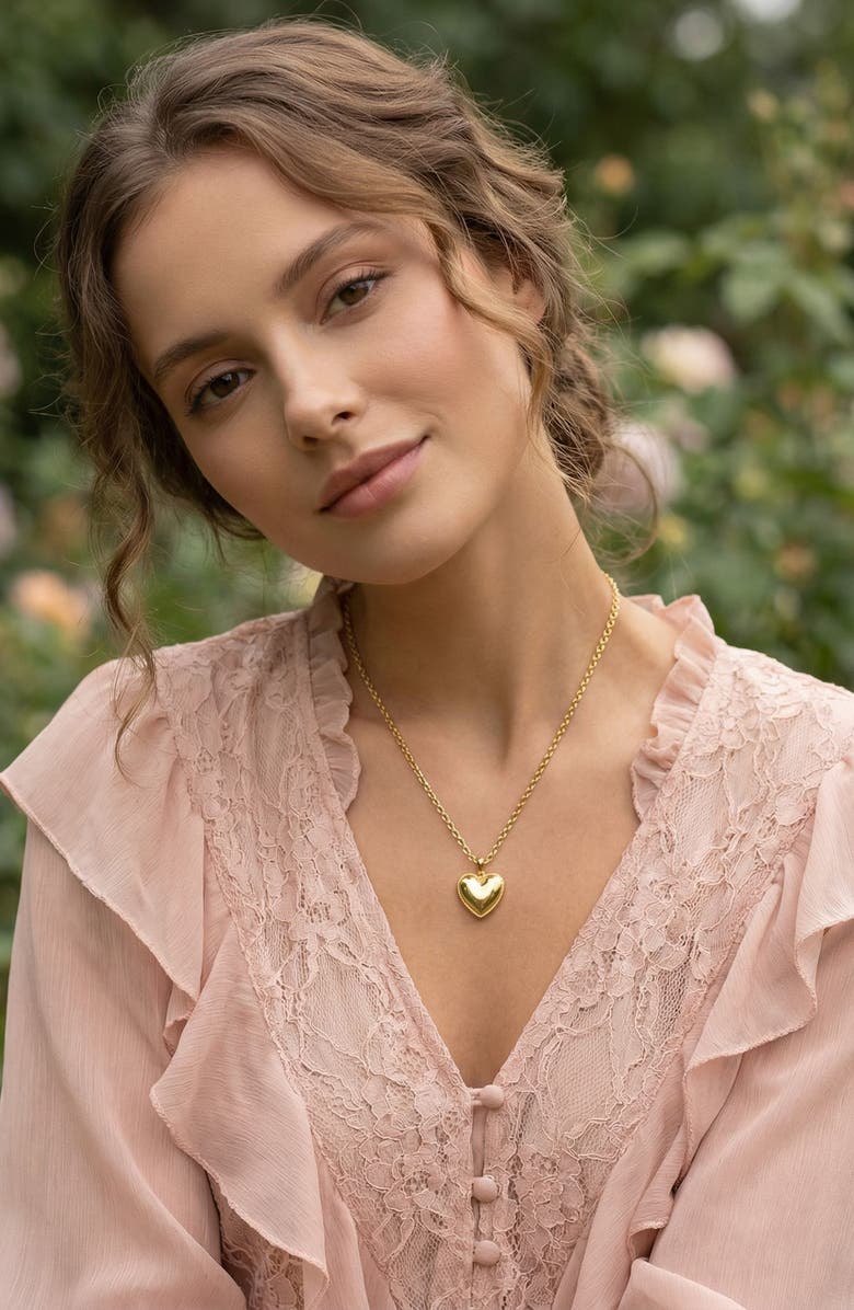 EYE CANDY LOS ANGELES Heart Pendant Necklace, Alternate, color,