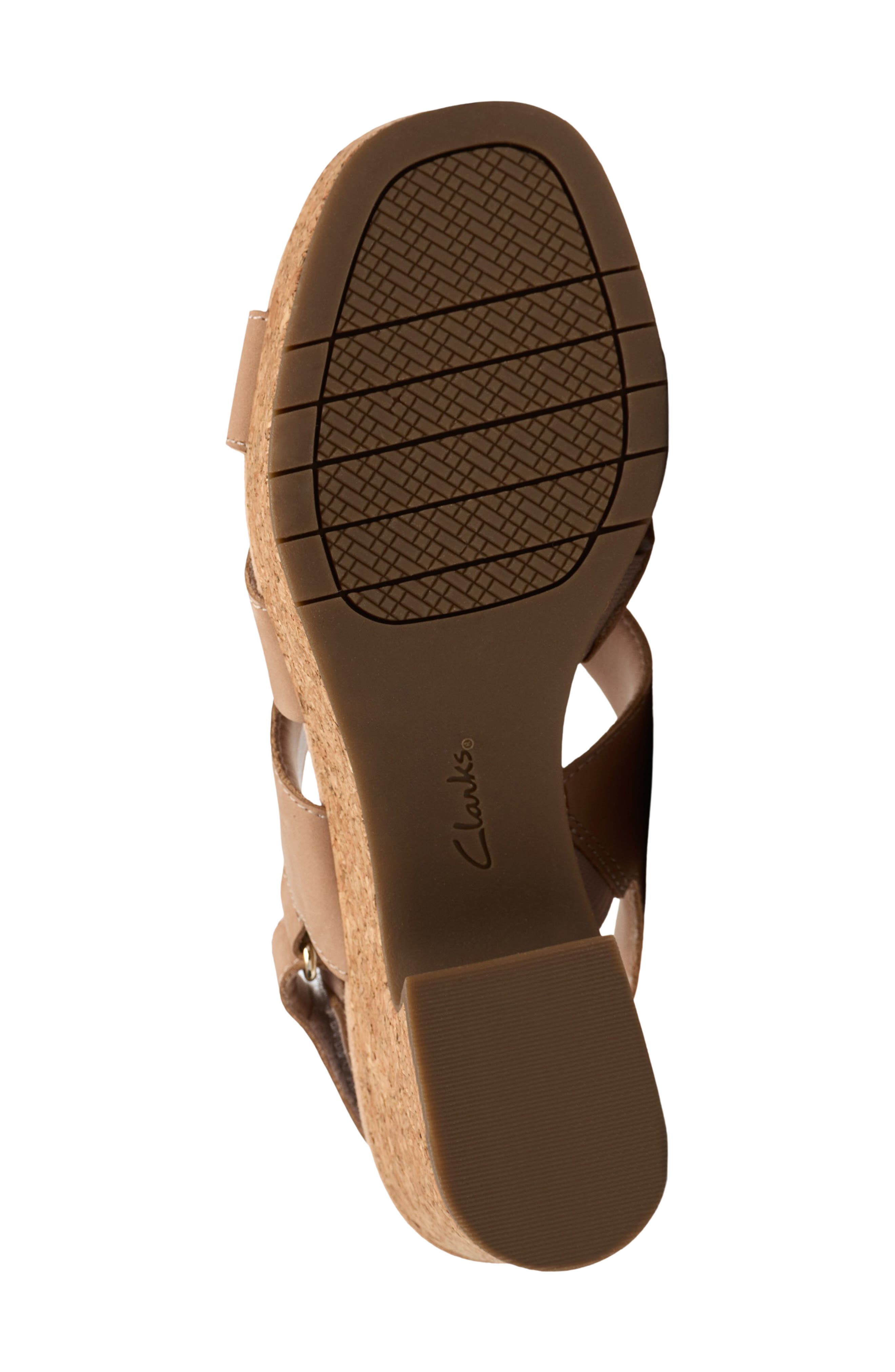Nerisa Grace Wedge Sandal, Alternate, color, SAND NUBUCK