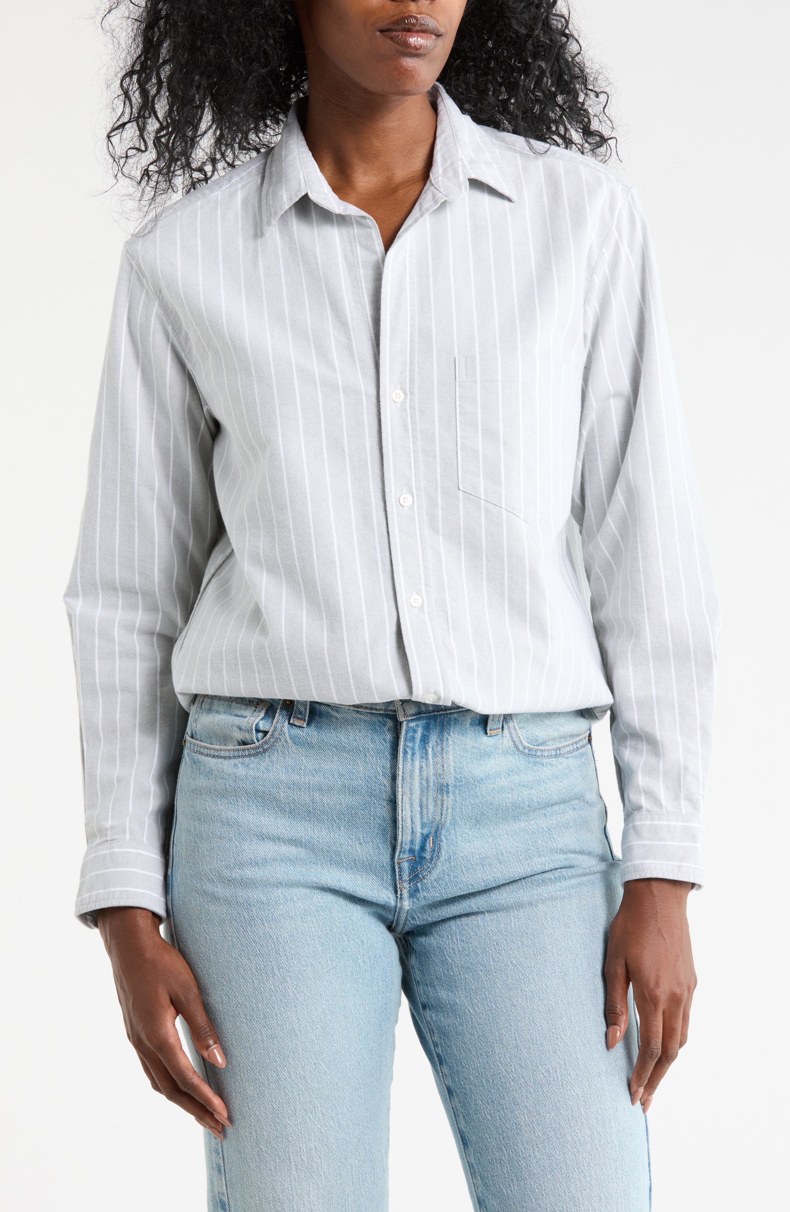 Frank & Eileen Stripe Cotton Button-Up Shirt